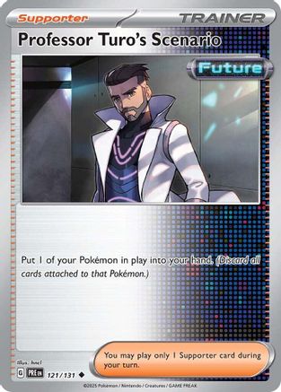Scénario du Professeur Turo - 121/131 - Peu commune - Holo inversée