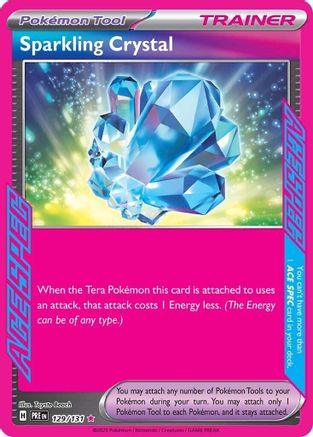 Cristal Scintillant - 129/131 - CARTE PRISME Étoile - Holo