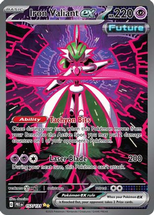 Iron Valiant ex - 157/131 - Special Illustration Rare - Holofoil