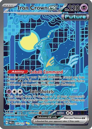 Iron Crown ex - 158/131 - Special Illustration Rare - Holofoil