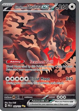 Ursaluna-Lune de Sang ex - 168/131 - Illustration spéciale rare - Holofoil