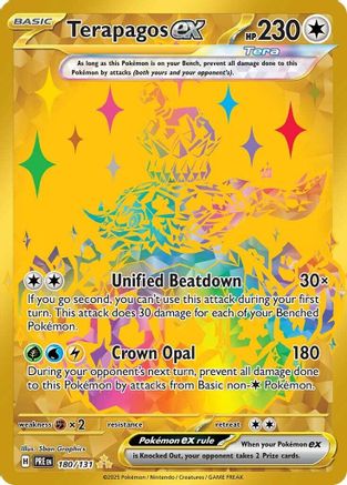 Terapagos ex - 180/131  - Hyper Rare - Holofoil