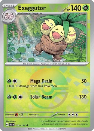 Noadkoko (Motif Poké Ball) - 002/131 - Peu commune - Holofoil