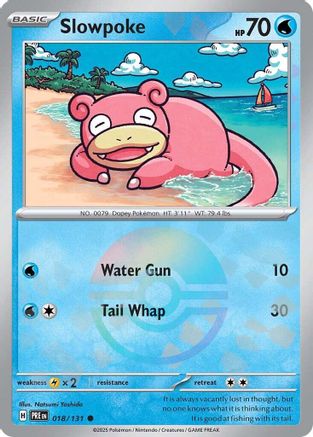Slowpoke (Poke Ball Pattern) - 018/131 - Common - Holofoil