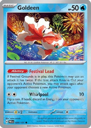 Goldeen (Poke Ball Pattern) - 020/131 - Common - Holofoil