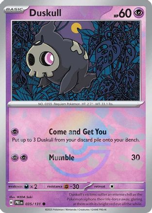 Skelenox (Motif Poké Ball) - 035/131 - Commune - Holofoil