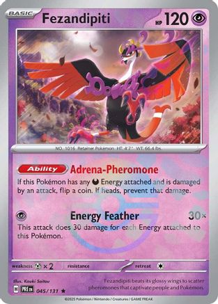 Fezandipiti (Motif Poké Ball) - 045/131 - Rare - Holofoil