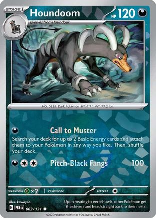 Houndoom (Poke Ball Pattern) - 063/131 - Common - Holofoil
