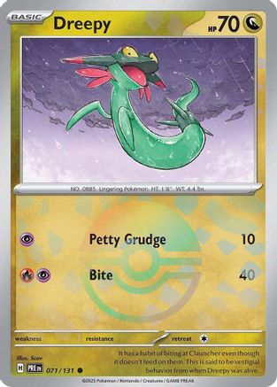 Fantyrm (Motif Poké Ball) - 071/131 - Commune - Holofoil