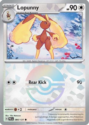 Lopunny (Poke Ball Pattern) - 084/131 - Common - Holofoil