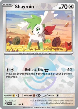 Shaymin (motif Poké Ball) - 087/131 - Peu commune - Holofoil