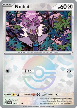 Noibat (Poke Ball Pattern) - 090/131 - Common - Holofoil