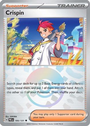 Crispin - 105/131 (Motif Poké Ball) - Peu commun - Holographique