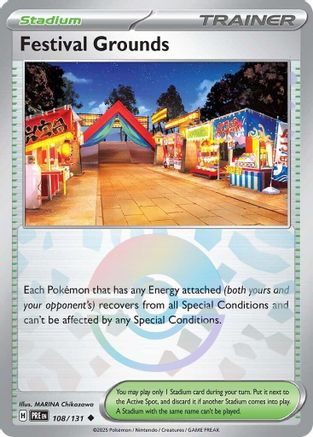 Festival Grounds (Poke Ball Pattern) - 108/131 - Uncommon - Holofoil