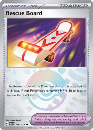 Planche de Secours (Motif Poké Ball) - 126/131 - Peu commune - Holofoil