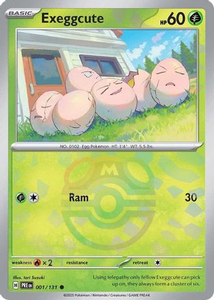 Nœunœuf (Motif Master Ball) - 001/131 - Commune - Holo