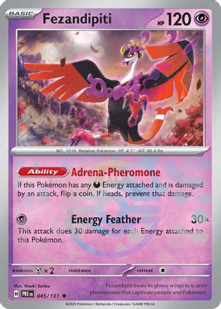 Fezandipiti (Motif Master Ball) - 045/131 - Rare - Holo