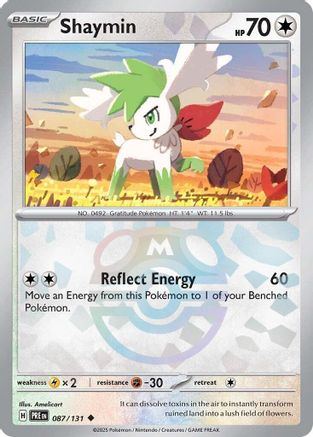 Shaymin (motif Master Ball) - 087/131 - Peu commune - Holofoil