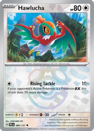 Hawlucha (Master Ball Pattern) - 089/131 - Uncommon - Holofoil