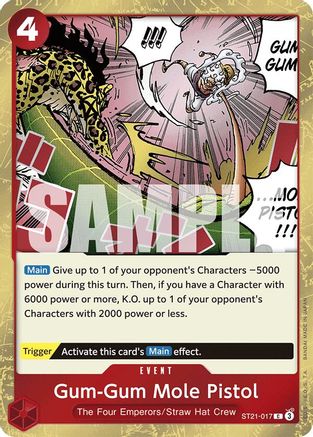 Gum-Gum Mole Pistol (ST21-017) - Starter Deck EX: Gear 5 -  Common