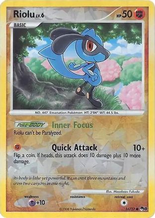 Riolu (Cracked Ice Holo) - 016 - Common - Holofoil