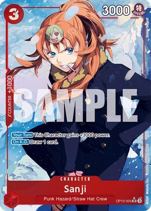 Sanji (Parallel) (OP10-005) - Super Rare