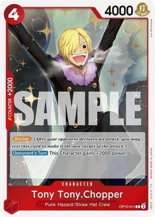 Tony Tony.Chopper (011) (OP10-011) - Rare