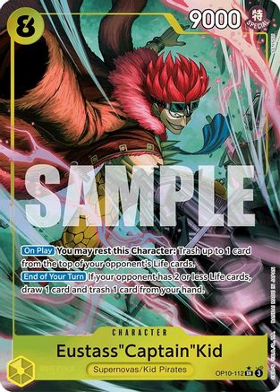 Eustass"Captain"Kid (112) (Parallel) (OP10-112) - Super Rare
