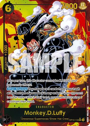 Monkey.D.Luffy (118) (Parallel) (OP10-118) - Secret Rare