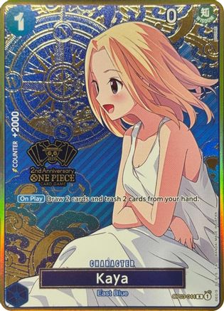 Kaya (One Piece version japonaise pack 2ème anniversaire) (OP03-044) - Rare