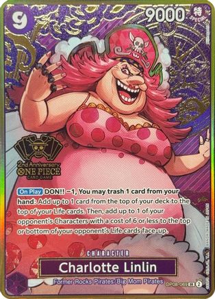 Charlotte Linlin (Version Japonaise One Piece Set 2ème Anniversaire) (OP08-069) - Super Rare