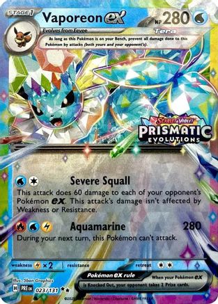 Aquali ex - 023/131 (Tampon Évolutions Prismatiques) - Promo - Holofoil