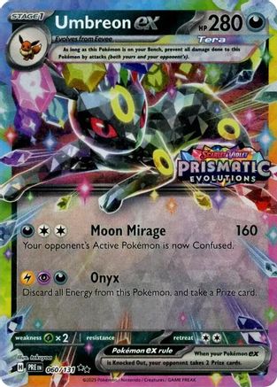 Noctali ex - 060/131 (Tampon Évolutions Prismatiques) - Promo - Holo