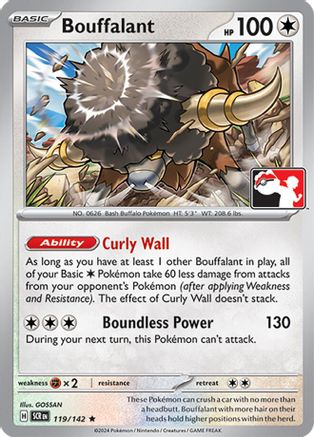 Bouffalant - 119/142  - Rare - Normal