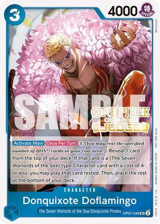 Donquixote Doflamingo (Judge Pack Vol. 5) (OP07-048)  -  Uncommon