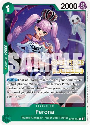 Perona (Judge Pack Vol. 5) (OP09-034)  -  Rare