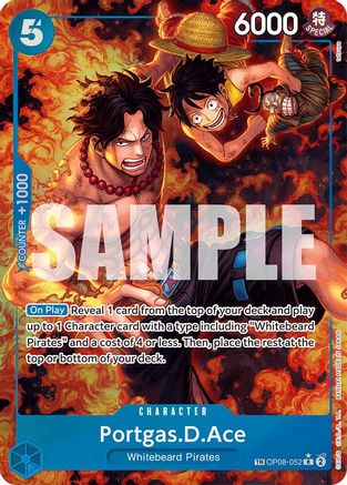 Portgas.D.Ace (TR) (OP08-052) - Treasure Rare