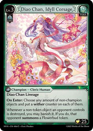 Diao Chan, Idyll Corsage (006) -  Common Foil