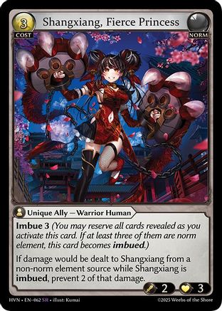 Shangxiang, princesse féroce (062) - Super Rare