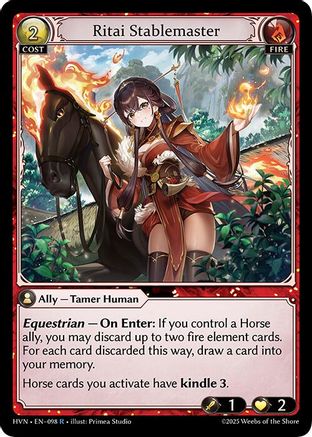 Ritai Stablemaster (098) -  Rare