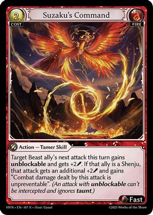 Suzaku's Command (107) -  Rare