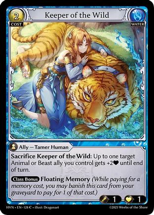 Keeper of the Wild (128) -  Common