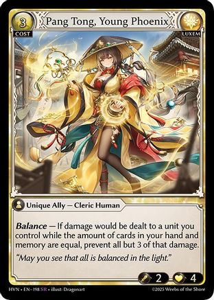 Pang Tong, Young Phoenix (198) -  Super Rare