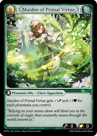 Maiden of Primal Virtue (210) -  Rare