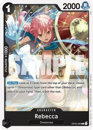 Rebecca (Tournament Pack 2025 Vol. 2) (OP04-092)  -  Rare