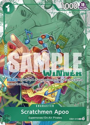 Scratchmen Apoo (Pack Gagnant 2025 Vol. 2) (EB01-015) - Rare