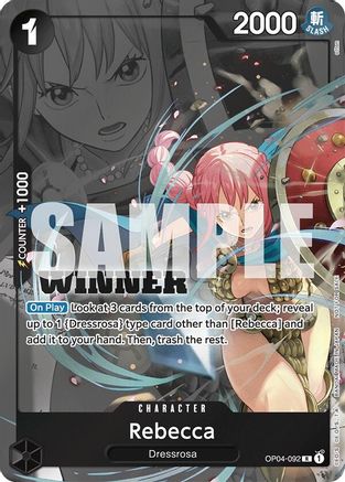 Rebecca (Pack Gagnant 2025 Vol. 2) (OP04-092) - Rare