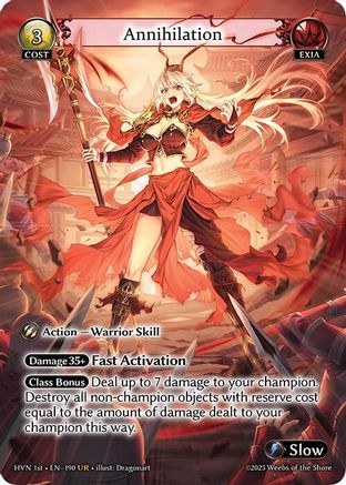 Annihilation (190) -  Ultra Rare