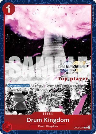 Drum Kingdom (Championship 2024 Top Player Pack Vol. 2) (OP08-020)  -  Common