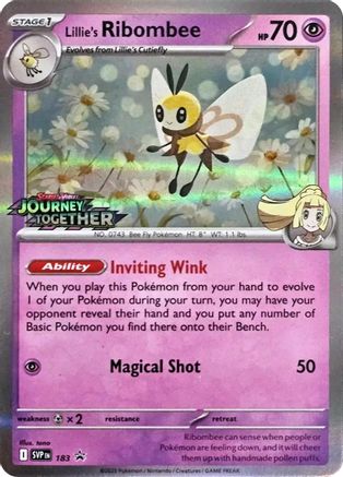 Lillie's Ribombee - 183 - Promo - Holofoil
